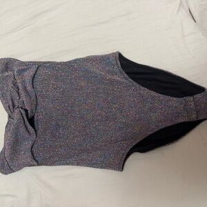 Topshop Glittery Multicolor Blouse